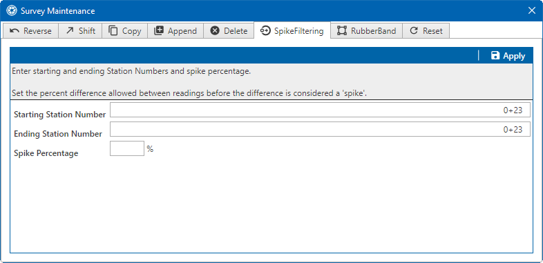 Spike Filtering Survey Readings