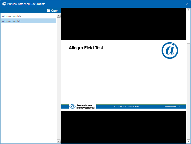 Preview Attached Documents