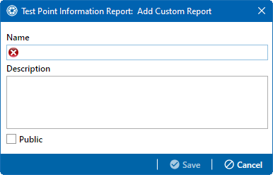 Add Custom Report