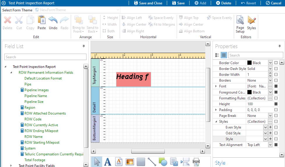 Style Applied to Object