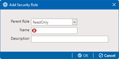 Add Security Role