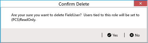 Confirm Delete Window