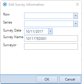 Edit Survey Information