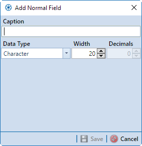 Add Normal Field