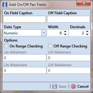 Add On/Off Pair Fields