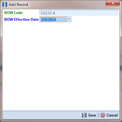 Add Record