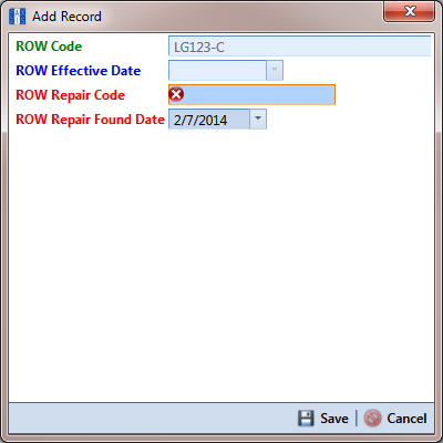 Add Record