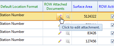 Edit ROW Detail