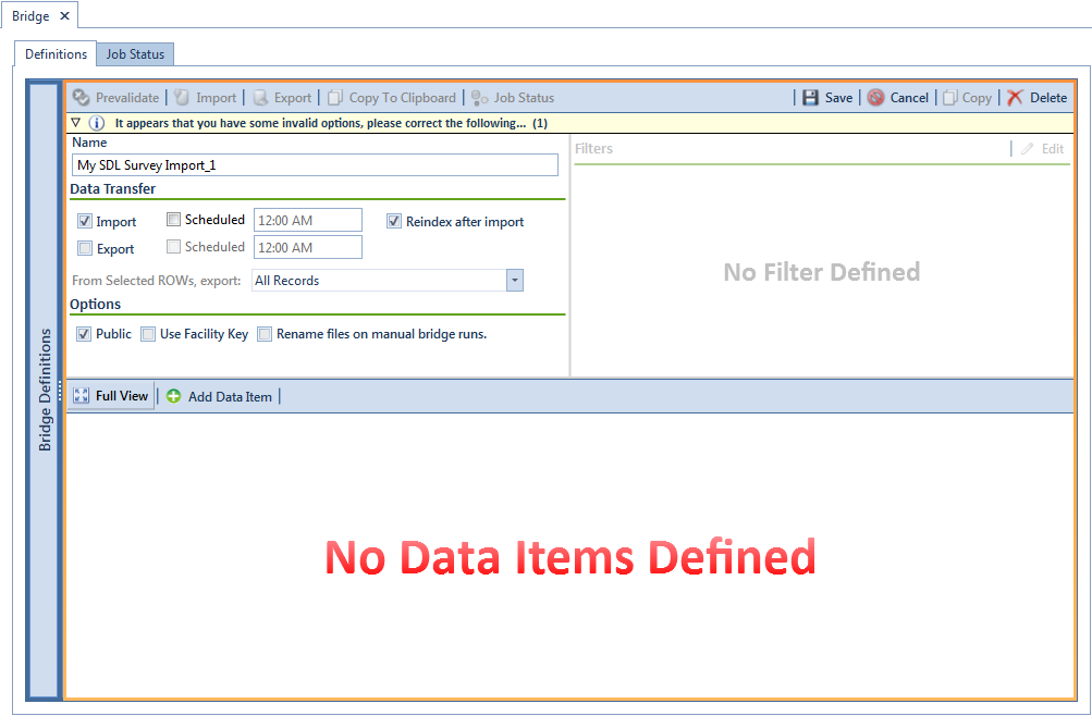 Bridge Import Definition