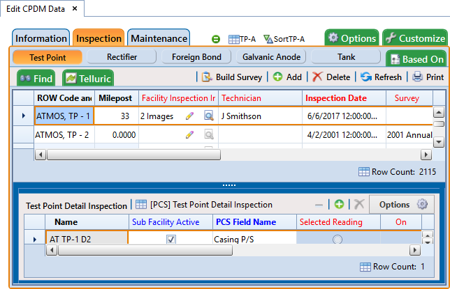 Data Entry Grid