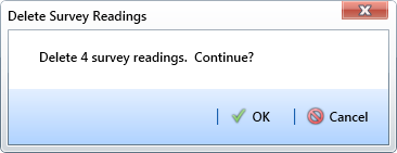 Delete Survey Readings