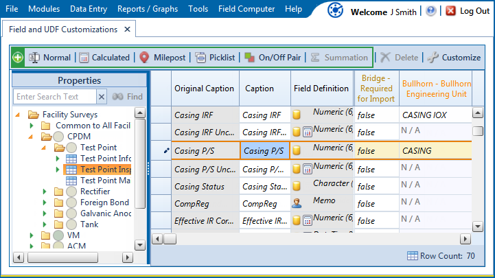 Field and UDF Customizations