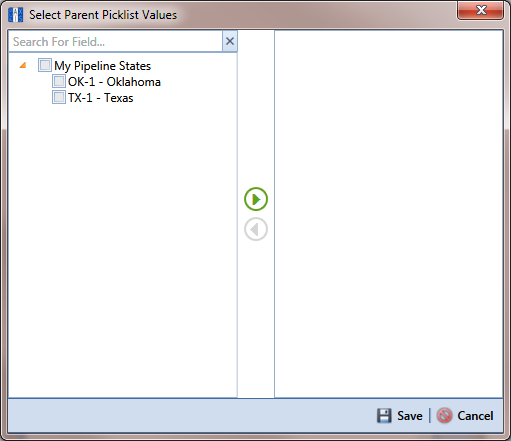 Select Parent Picklist Values