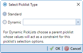 Select Picklist Type