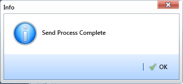 Send Process Complete
