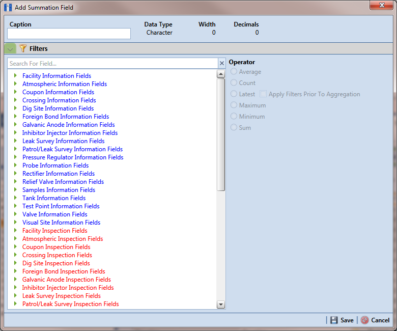 Add Summation Field