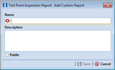 Add Custom Report