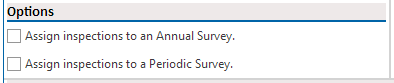 Data Items Options