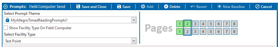 Pages Selection