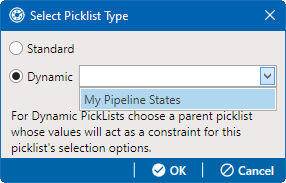 Select Picklist Type - Dynamic