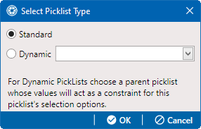 Select Picklist Type