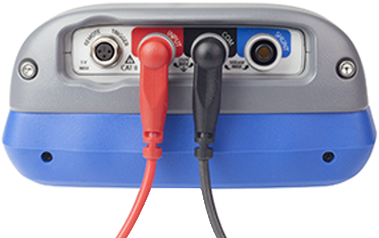 Connect Test Leads to the DVM