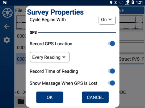 Survey Properties - GPS