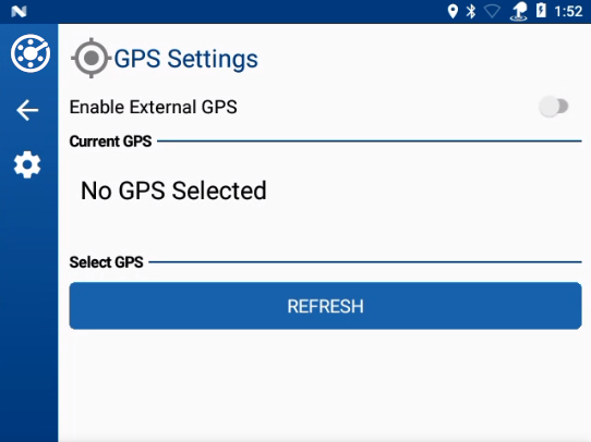 External GPS Settings