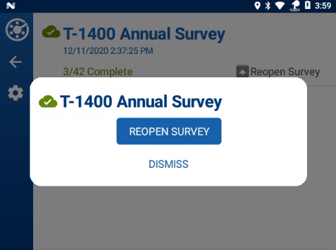 Reopen Survey