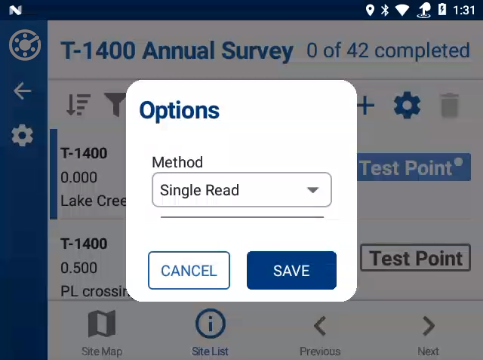 Single Read Method