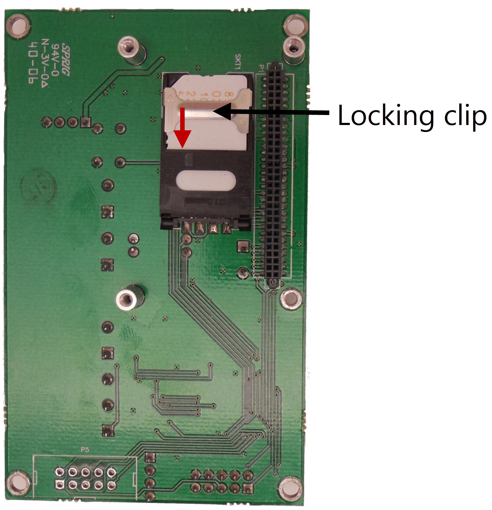 SDT16-GSM SIM Tray Locking Clip