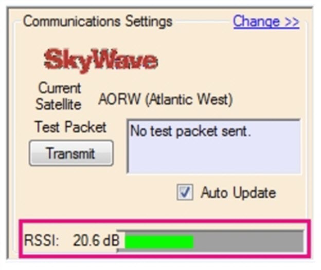 Satellite Signal Strength