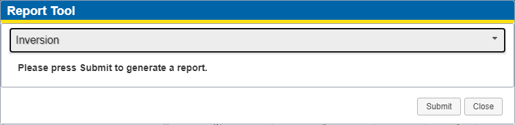 Report Tool Drop-down - Inversion