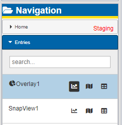 Overlay in SnapView Navigation Pane