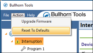 Reset To Defaults