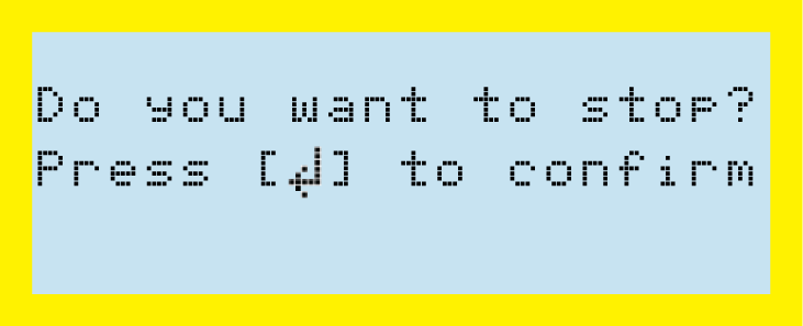 Cancellation Confirmation Screen