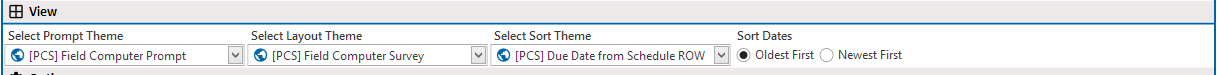 Scheduled Option Sort Dates