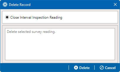Delete Record in Continuous Survey