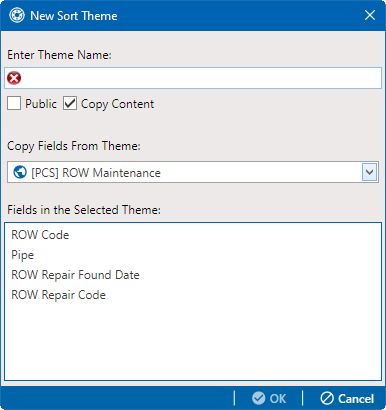 New Sort Layout