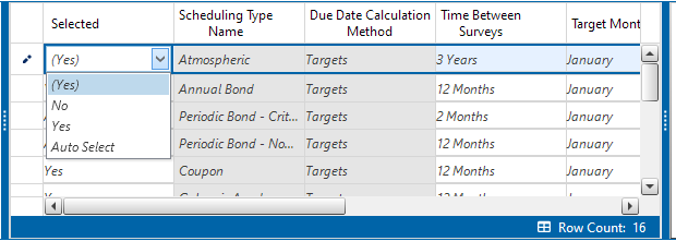 Selected Drop-down List